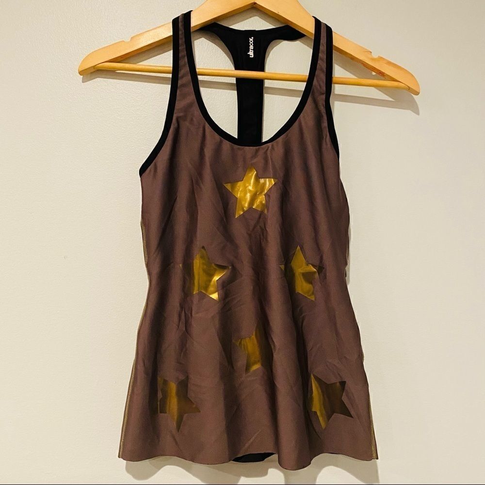 Ultracor Neuro Silk Knockout Tank Top Bronze/Brown Size XS
